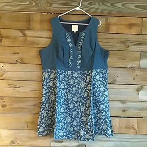 Modcloth chambray sleeveless dress